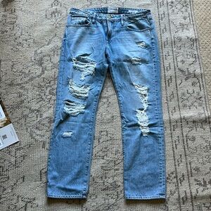 Frame distressed denim Le Grand Garçon